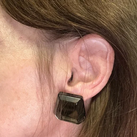 Rachel Comey Mirror Earrings (clip-on posts) - Picture 3 of 3